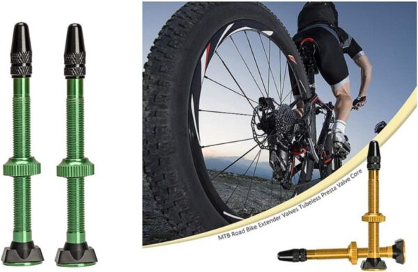 Premium Fahrrad Presta Ventile Ventilschäfte 60mm